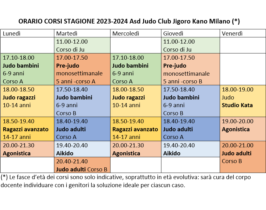 PONTE 25 aprile 1 maggio 2024: il dojo resterà chiuso da venerdì 25 aprile a mercoledì 1 maggio inclusi